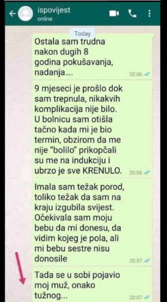 “NAKON 8 GODINA OSTALA SAM TRUDNA …”