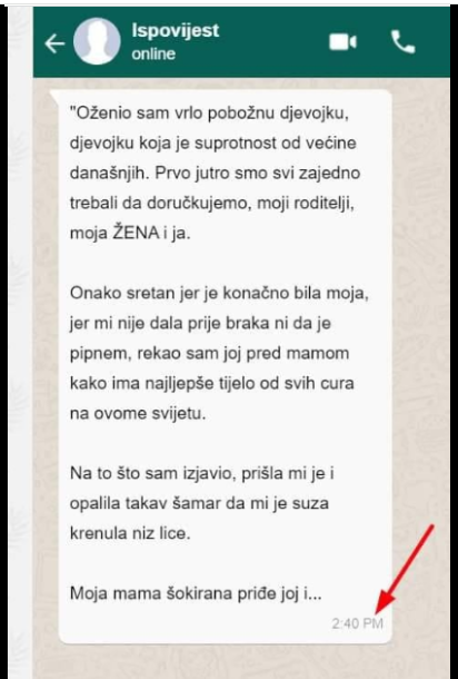 “Oženio sam vrlo pobožnu djevojku”