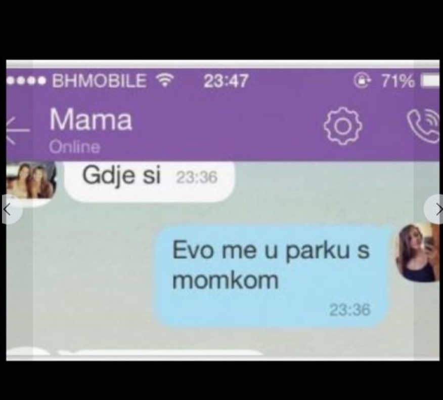 CHAT DANA: Mama je isprovocirala porukom a onda je uslijedio URNEBESAN ODGOVOR koji je šokirao region