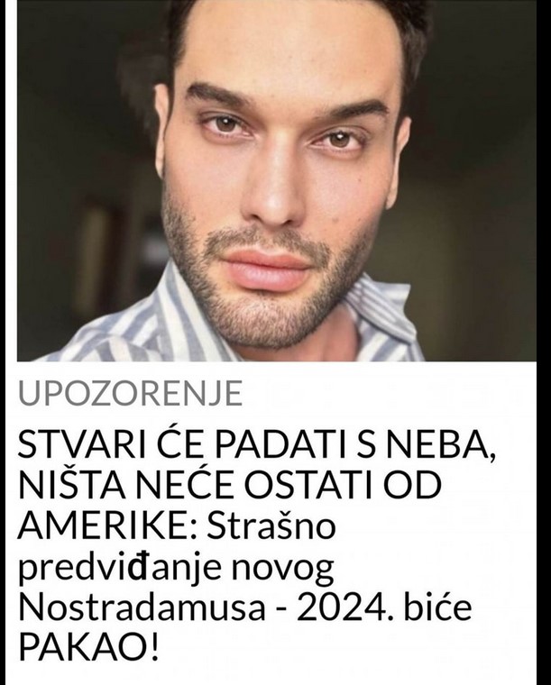 STVARI ĆE PADATI S NEBA, NIŠTA NEĆE OSTATI OD AMERIKE: Strašno predviđanje novog Nostradamusa – 2024. biće PAKAO!