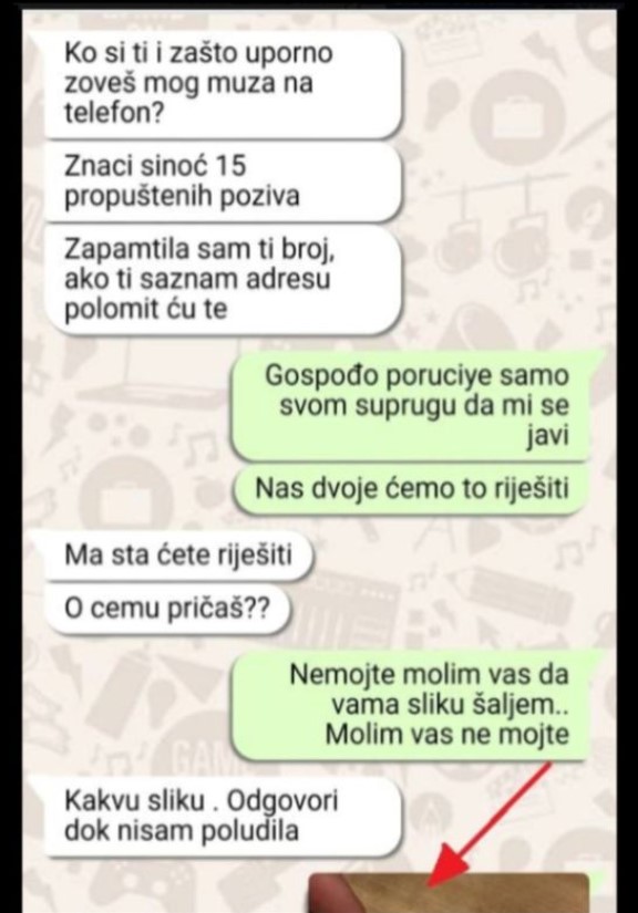 NEKO JE UPORNO ZVAO MOG MUŽA NA TELEFON, A ON SE NIJE JAVLJAO: Zapamtila sam broj i poslala poruku, KAD MI JE POSLALA OVU SLIKU SVIJET MI SE SRUŠIO, NIJE MOGUĆE