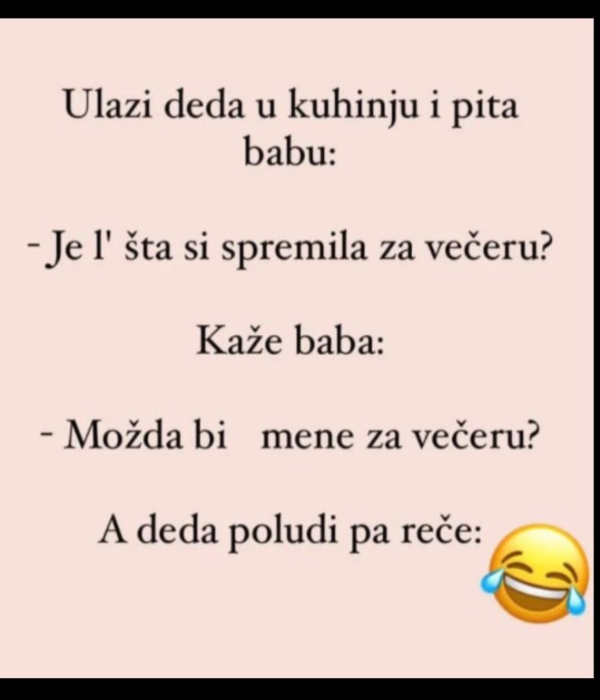 VIC: Deda ulazi u kuhinju