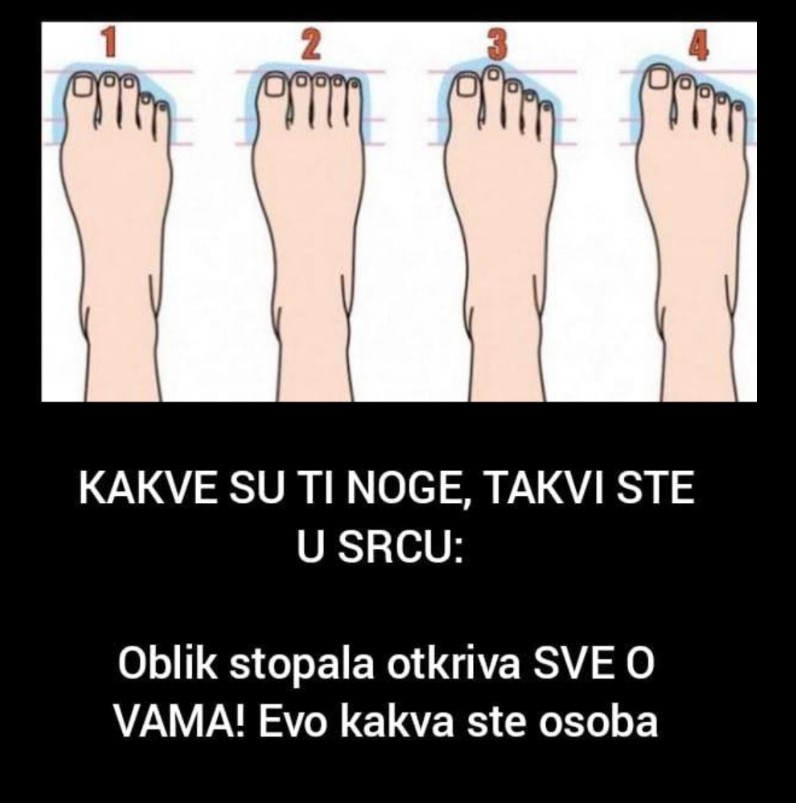 KAKVE SU TI NOGE, TAKVI STE U SRCU: Oblik stopala otkriva SVE O VAMA! Evo kakva ste osoba