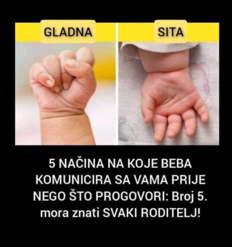 5 NAČINA NA KOJE BEBA KOMUNICIRA SA VAMA PRIJE NEGO ŠTO PROGOVORI: Broj 5. mora znati SVAKI RODITELJ!