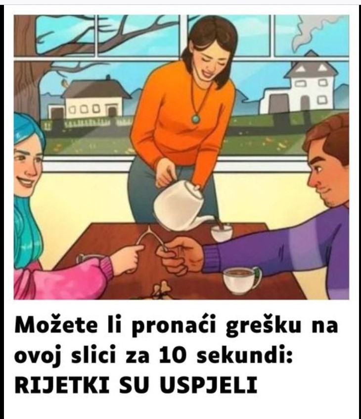 Možete li pronaći grešku na ovoj slici za 10 sekundi: RIJETKI SU USPJELI