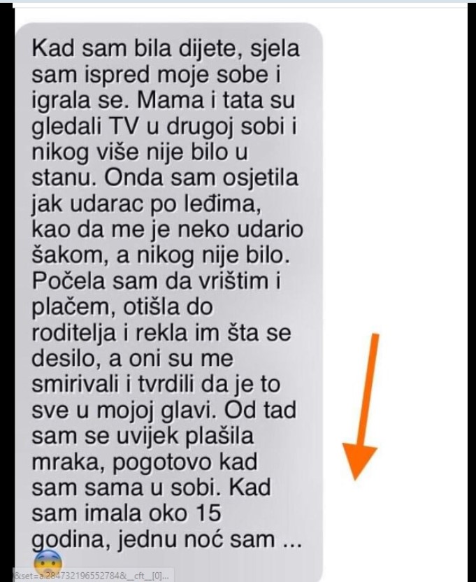 “Od tog momenta sam se plašila mraka”