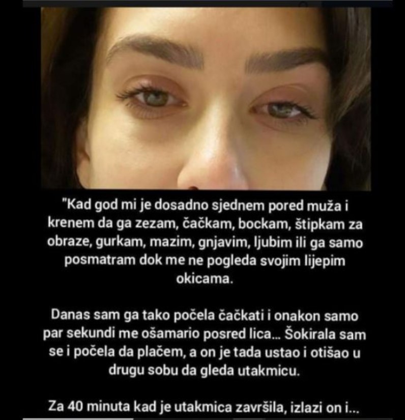 “Kad god mi je dosadno sjednem pored muža”