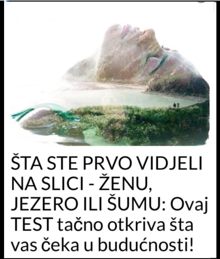 ŠTA STE PRVO VIDJELI NA SLICI – ŽENU, JEZERO ILI ŠUMU: Ovaj TEST tačno otkriva šta vas čeka u budućnosti!