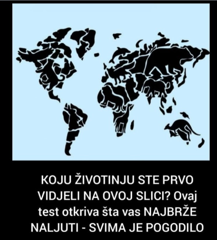 KOJU ŽIVOTINJU STE PRVO VIDJELI NA OVOJ SLICI? Ovaj test otkriva šta vas NAJBRŽE NALJUTI – SVIMA JE POGODILO