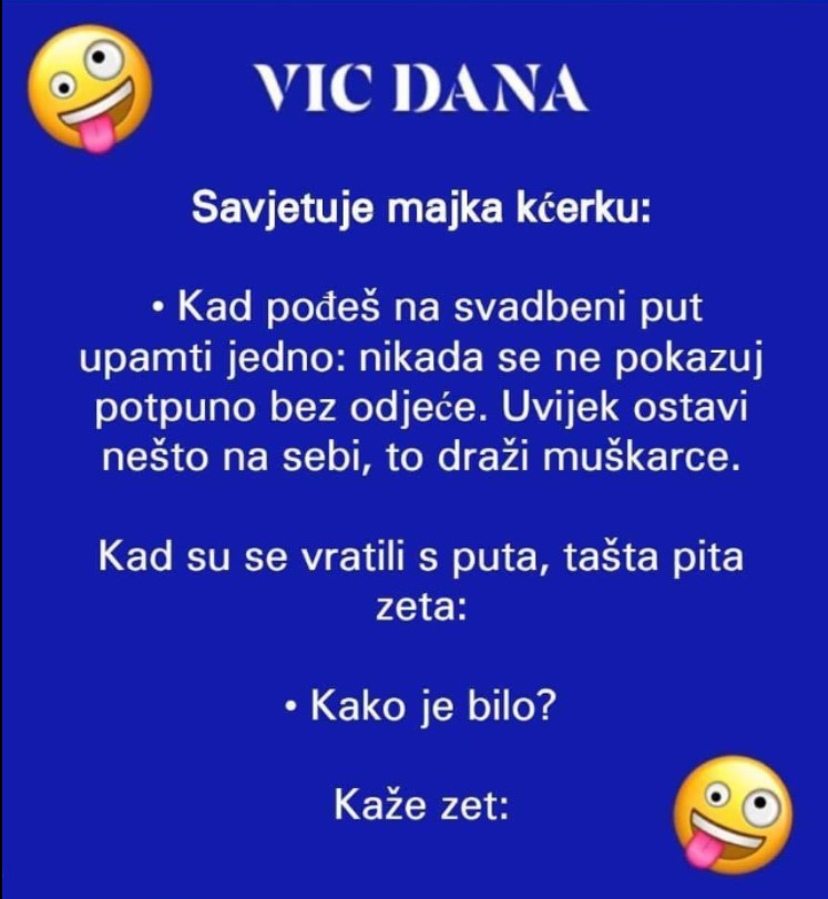 SAVJETOVALA MAJKA KĆERKU