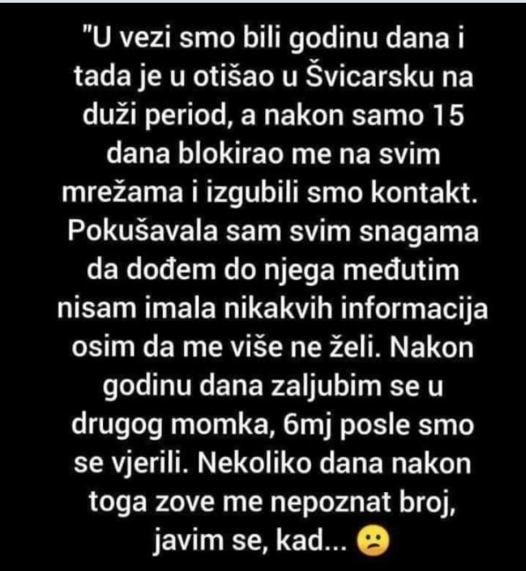 “U vezi smo bili godinu dana”