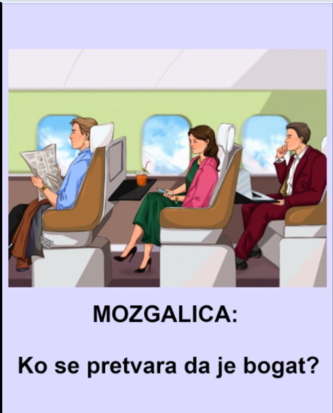 MOZGALICA: Ko se pretvara da je bogat?