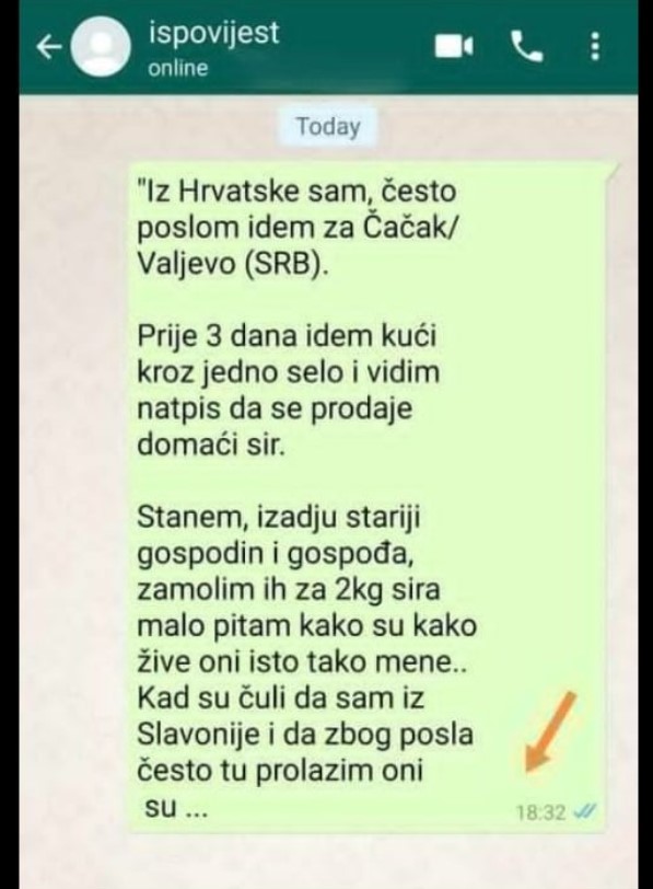 “Iz Hrvatske sam, često poslom idem za Čačak/Valjevo”