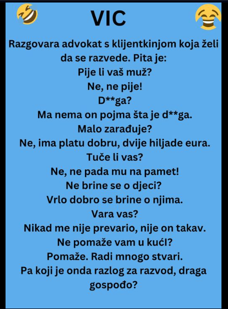 VIC: Razgovara advokat s klijentkinjom koja želi da se razvede