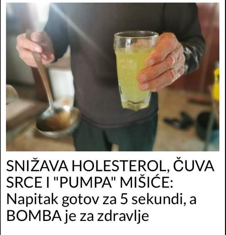 SNIŽAVA HOLESTEROL, ČUVA SRCE I “PUMPA” MIŠIĆE: Napitak gotov za 5 sekundi, a prava je BOMBA za zdravlje