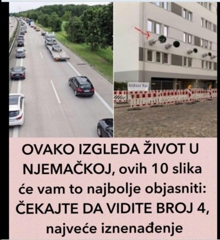 OVAKO IZGLEDA ŽIVOT U NJEMAČKOJ, ovih 10 slika će vam to najbolje objasniti: ČEKAJTE DA VIDITE BROJ 4, najveće iznenađenje