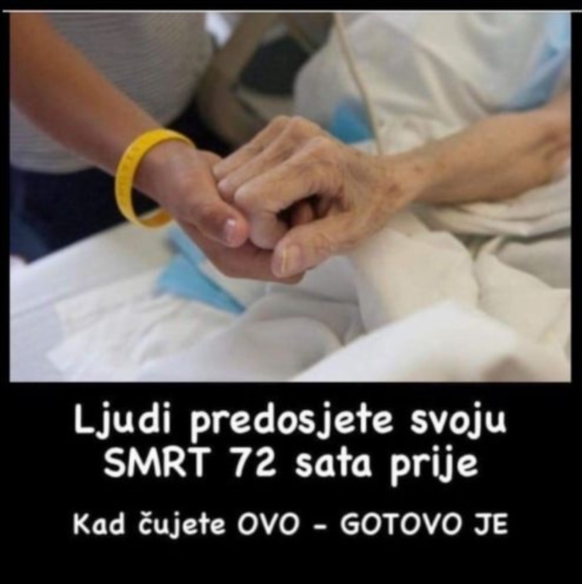 LJUDI PREDOSJETE SVOJU SMRT 72 SATA PRIJE: Kad čujete da pričaju o OVOM znajte da je kraj