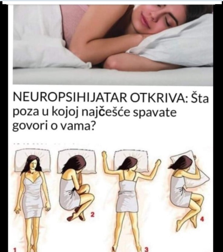 NEUROPSIHIJATAR OTKRIVA: Šta poza u kojoj najčešće spavate govori o vama?