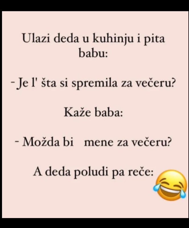 VIC: Deda ulazi u kuhinju