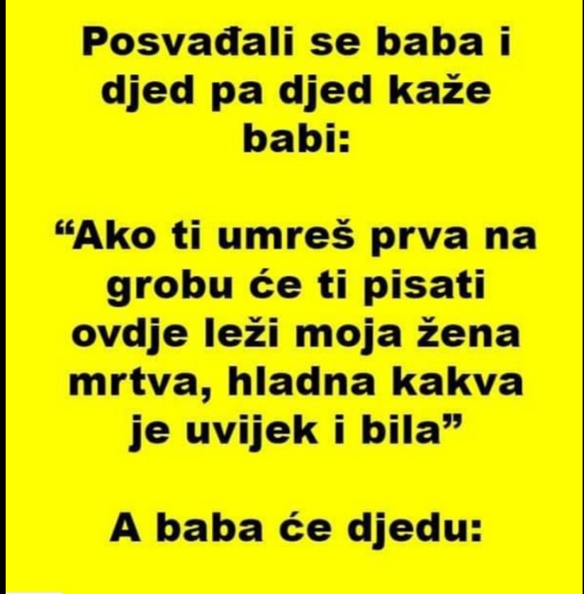 VIC: Posvađali se baba i djed