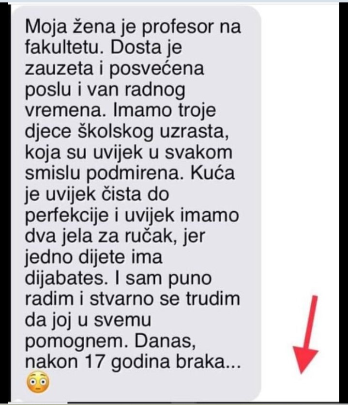 “Moja žena je profesor na fakultetu…”