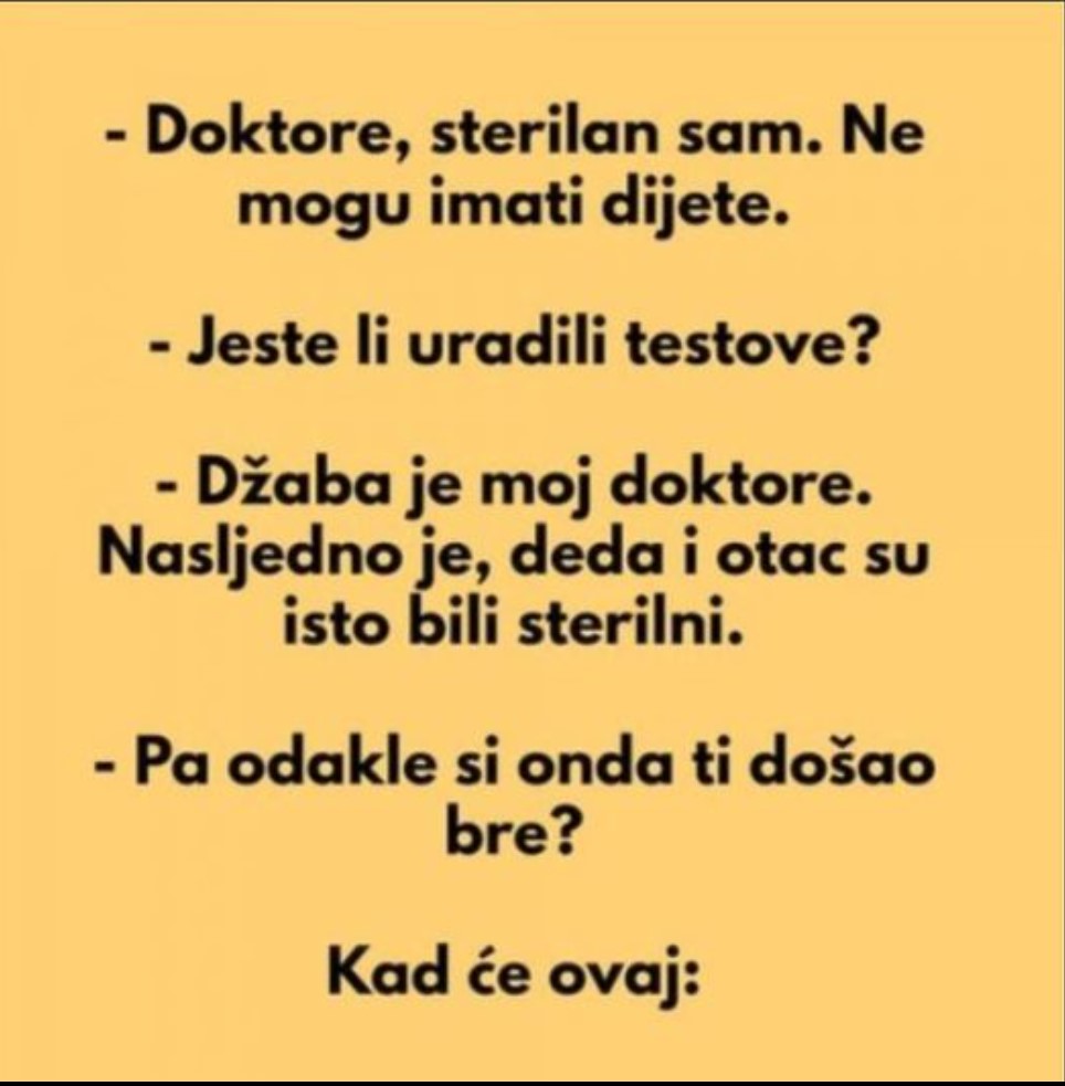 VIC: Čovjek objašnjava doktoru