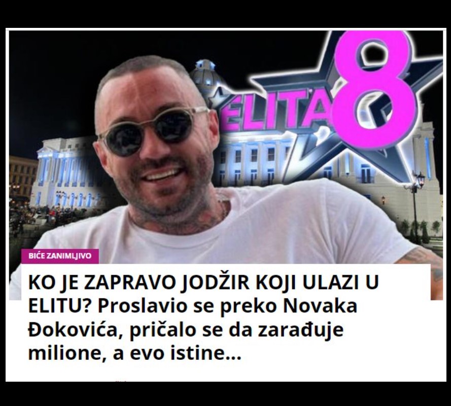 KO JE ZAPRAVO JODŽIR KOJI ULAZI U ELITU? Proslavio se preko Novaka Đokovića, pričalo se da zarađuje milione