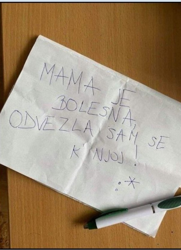 Šaljiva priča o ženi koja je mužu ostavila poruku