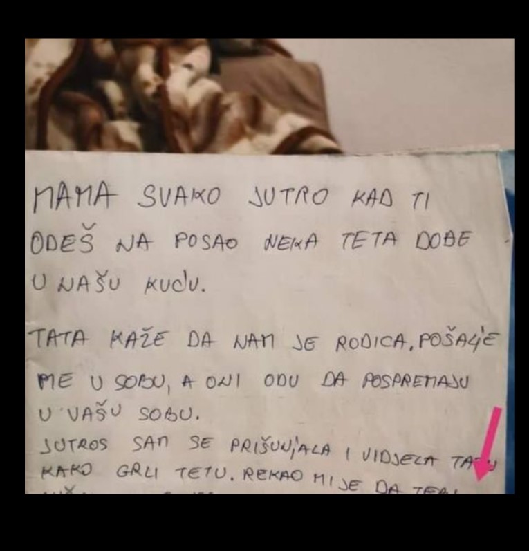 POSLIJE POSLA NA STOLU ME DOČEKALA PORUKA OD KĆERKE: Kad sam vidjela šta se desilo na kraju ZAPLAKALA SAM, razvodim se!