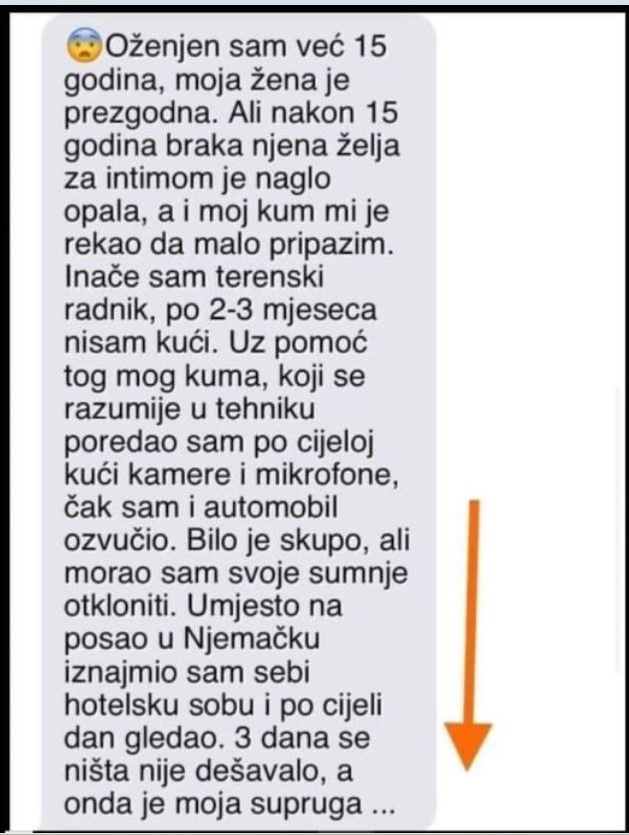 “Moja žena je prezgodna”