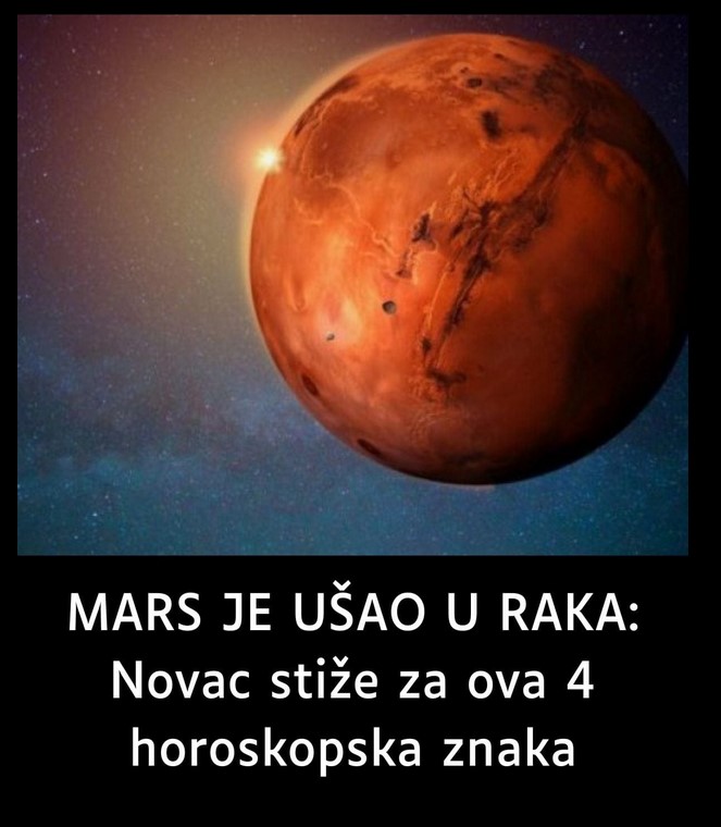 MARS JE UŠAO U RAKA: Novac stiže za ova 4 horoskopska znaka