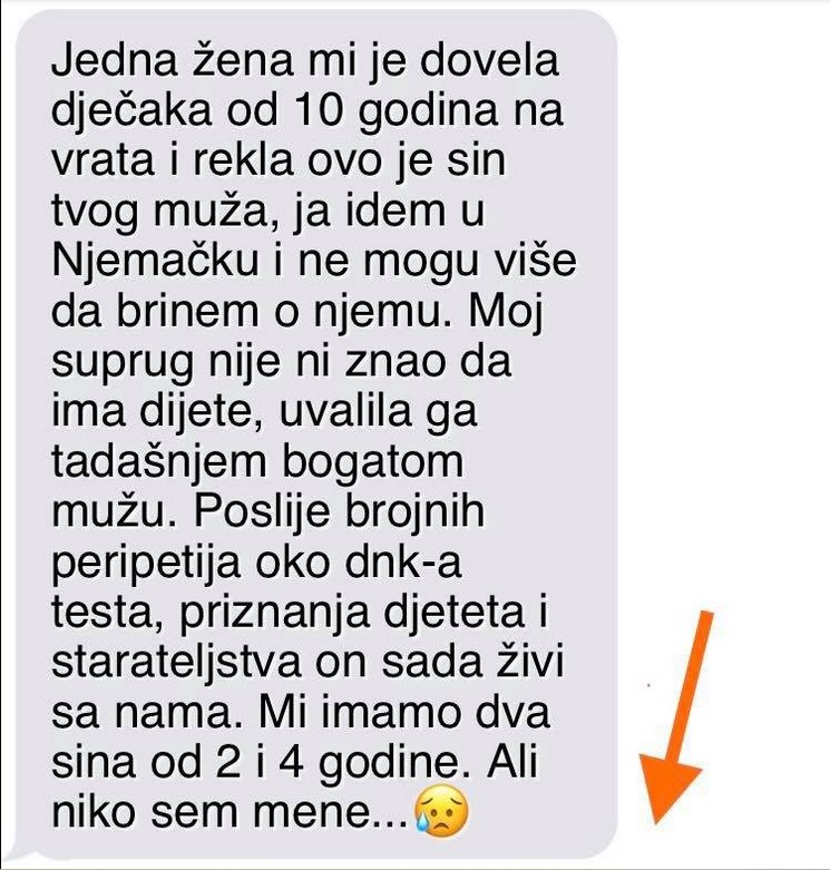 “Jedna žena mi je dovela dječaka na vrata”