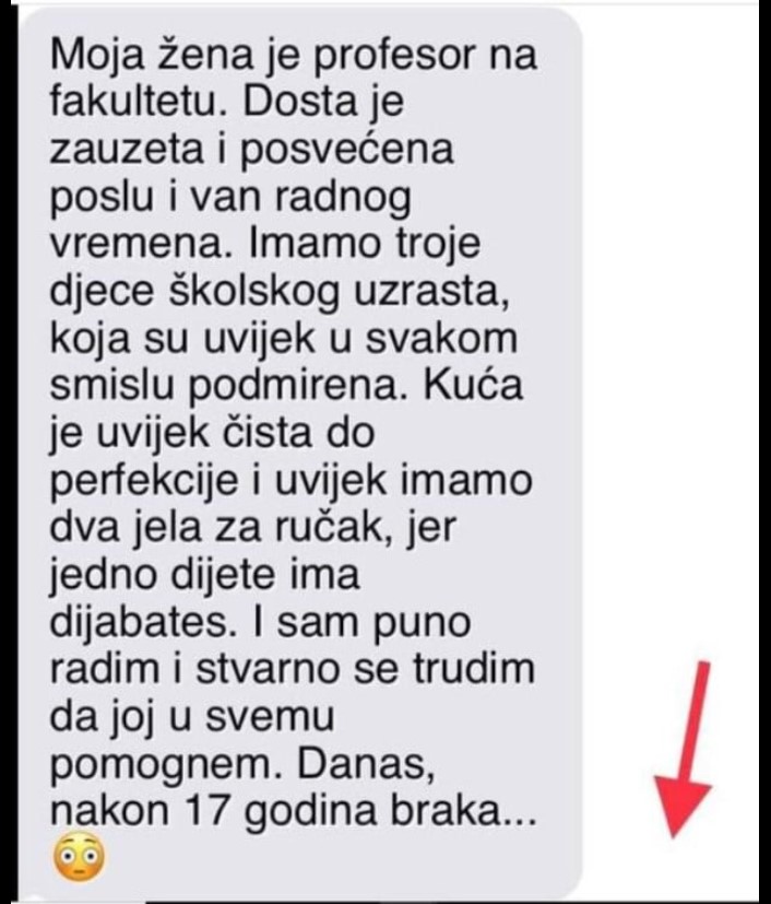 “Moja žena je profesor na fakultetu…”