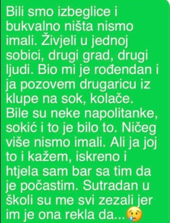 “Bili smo izbeglice i bukvalno ništa nismo imali”