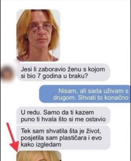 BIVŠI MUŽ ME OSTAVIO NAKON 7 GODINA BRAKA JER SAM SE PRORUŽNILA: A kad je vidio MOJU NOVU SLIKU, oči su mu ispale! (FOTO)