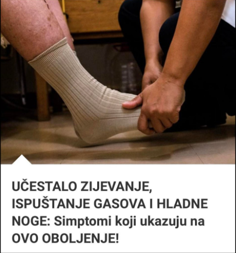 UČESTALO ZIJEVANJE, ISPUŠTANJE GASOVA I HLADNE NOGE: Simptomi koji ukazuju na OVO OBOLJENJE!