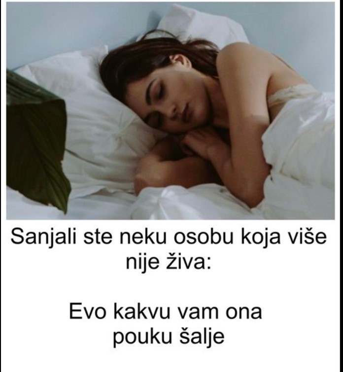 ŠTA ZNAČI SANJATI MRTVU OSOBU? Zbog ove noćne more svi se budimo OBLIVENI ZNOJEM, a samo pokušava da nam pošalje JAKU PORUKU!