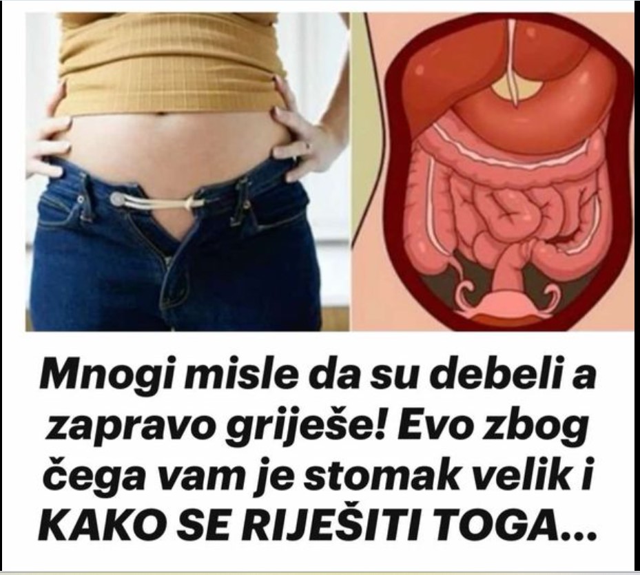 MNOGI MISLE DA SU DEBELI, A ZAPRAVO GRIJEŠE: Evo zbog čega vam je stomak velik