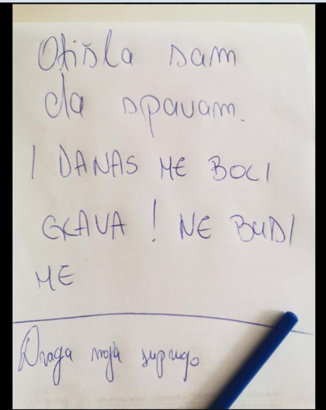 SUPRUGA VEĆ MJESECIMA ODBIJA DA SPAVA SA MNOM I UVIJEK MI ISTE PORUKE OSTAVLJA: A onda sam je nadmudrio, napisao sam samo jednu rečenicu I ODMAH MI JE DOTRČALA