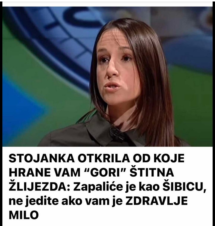 STOJANKA OTKRILA OD KOJE HRANE VAM “GORI” ŠTITNA ŽLIJEZDA: Zapaliće je kao ŠIBICU, ne jedite ako vam je ZDRAVLJE MILO