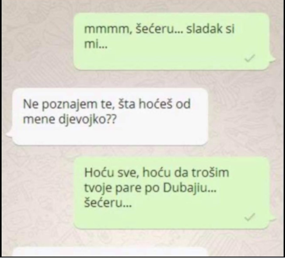 MUŽ ME VARA SA SPONZORUŠAMA, A JA SAM MU POSLALA PORUKU SA NEPOZNATOG BROJA: Kad sam dobila odgovor, htjela sam da U ZEMLJU PROPADNEM