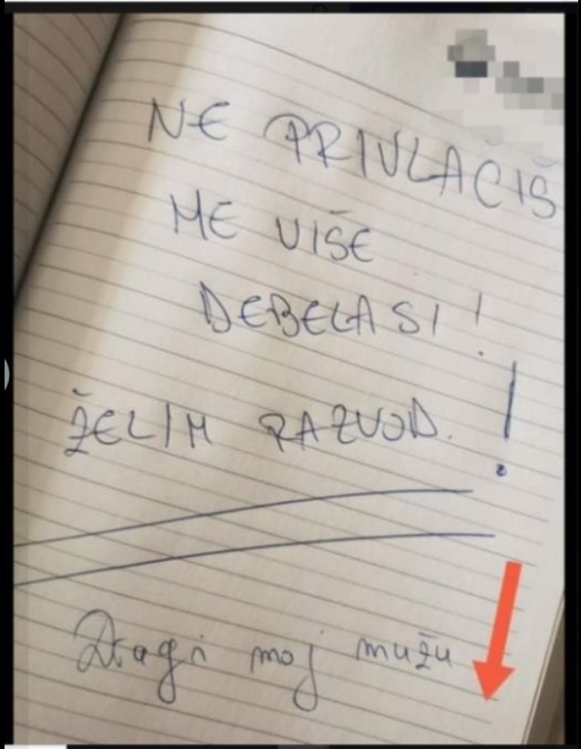 MUŽ MI JE JASNO NAPISAO ŠTA MISLI O MENI, ALI NIJE ZNAO DA JA ZNAM TAJNU KOJA ĆE GA UNIŠTITI: Sad me moli da se pomirimo