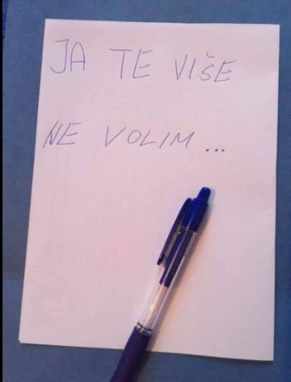 PRIČA: “Ja te više ne volim…”