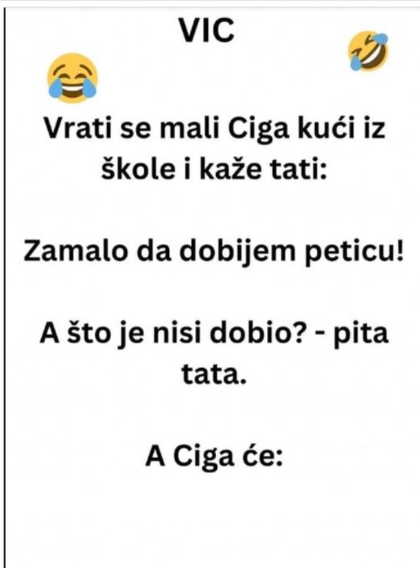 VIC: Vrati se mali Ciga kući iz škole