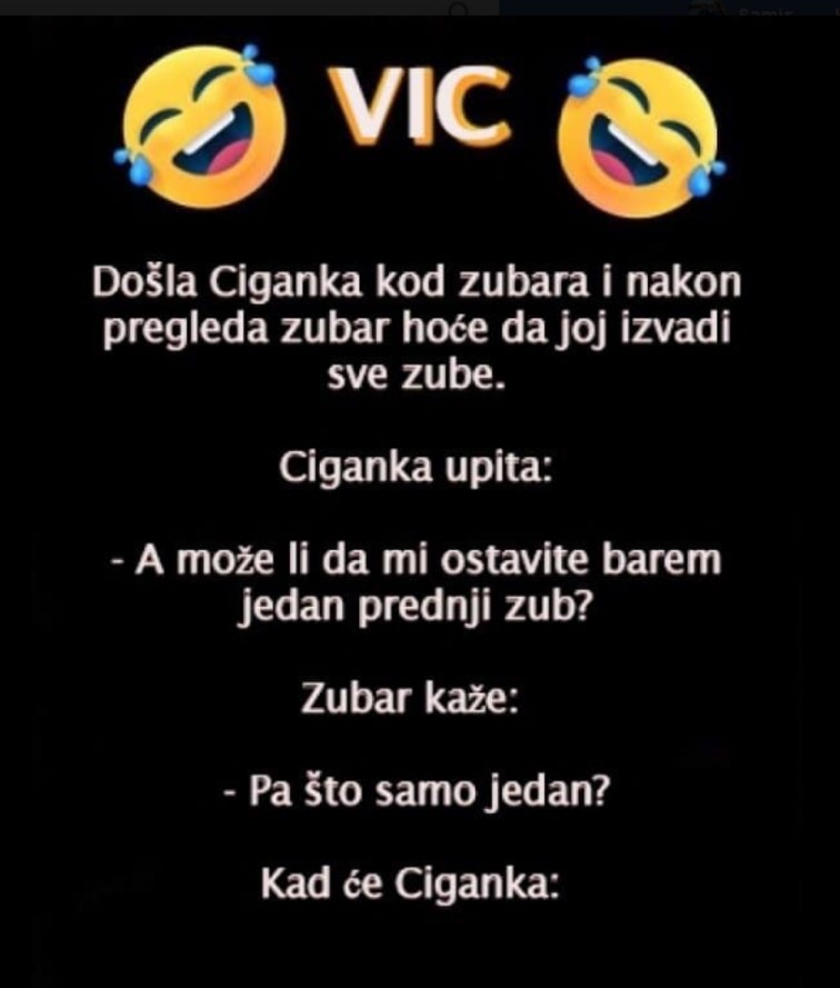 VIC: Ciganka vadi zube