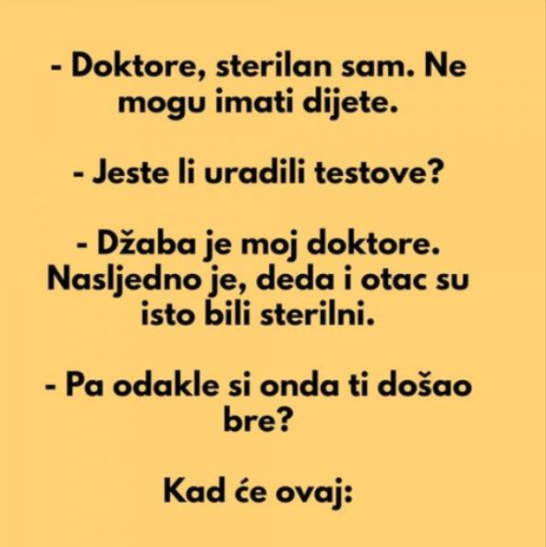 VIC: Čovjek objašnjava doktoru