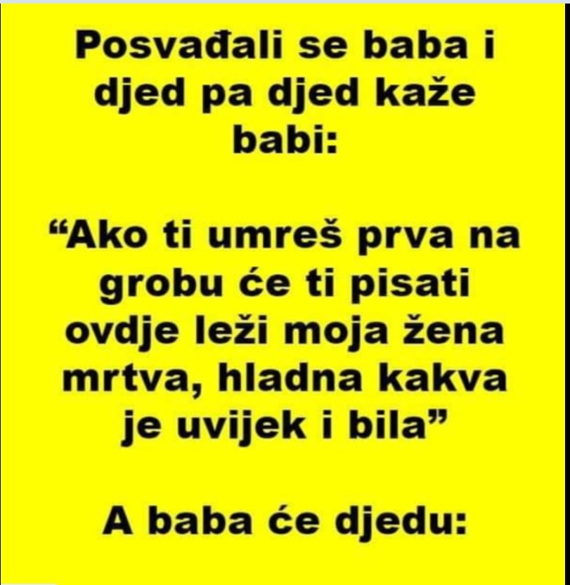 VIC: Posvađali se baba i djed