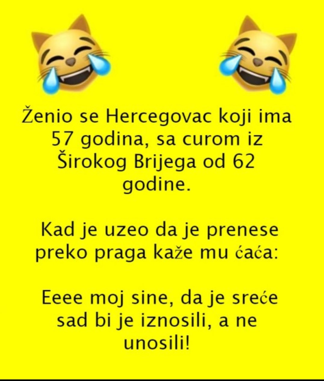 VIC DANA: Ženi se Hercegovac