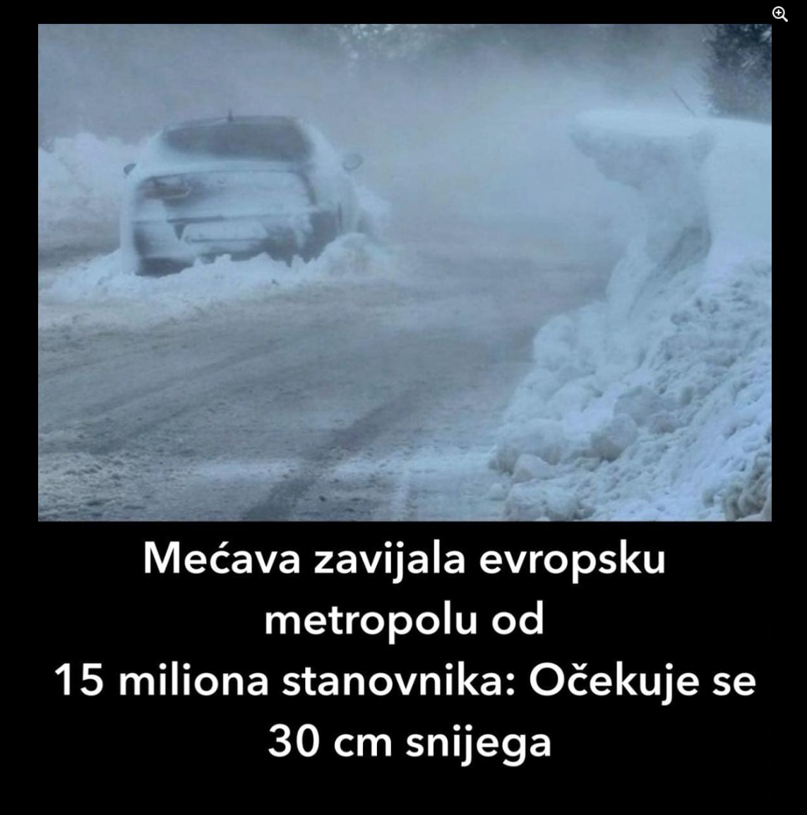 Mećava zavijala evropsku metropolu od 15 miliona stanovnika: Očekuje se 30 cm snijega