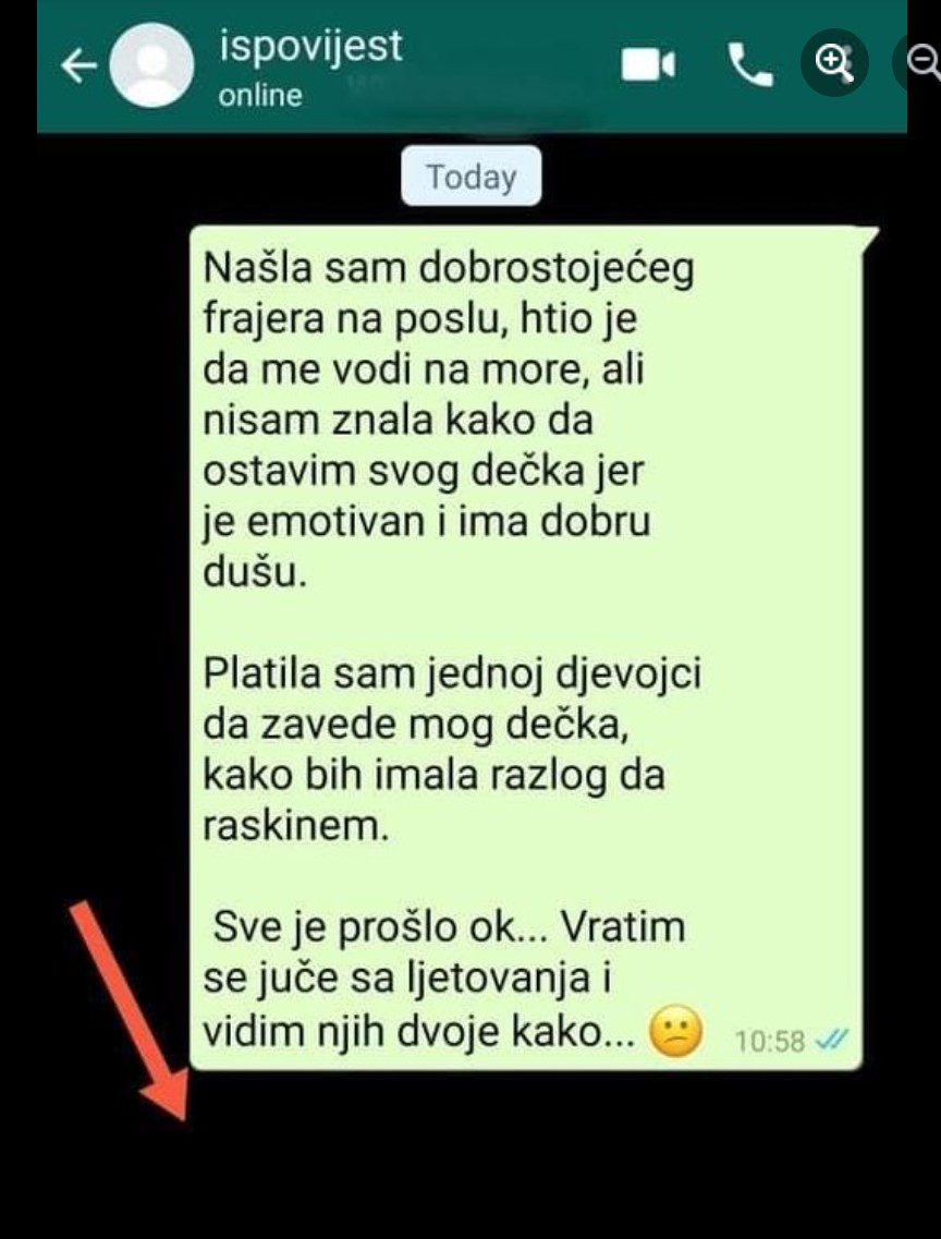 “Našla Sam Dobrostojećeg Frajera”